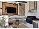 Outdoor kitchen with stainless steel appliances and granite countertops at 4455 E Quail Brush Rd, Cave Creek, AZ 85331