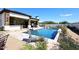 Stunning pool and spa with spacious backyard at 4455 E Quail Brush Rd, Cave Creek, AZ 85331