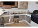 Stainless steel outdoor kitchen with granite countertops at 4455 E Quail Brush Rd, Cave Creek, AZ 85331
