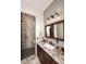 Modern bathroom with granite countertop and walk-in shower at 4455 E Quail Brush Rd, Cave Creek, AZ 85331
