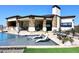 Luxury home with a large pool and outdoor kitchen at 4455 E Quail Brush Rd, Cave Creek, AZ 85331