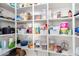 Large pantry with ample shelving for storage at 12075 N San Clemente St, Surprise, AZ 85388