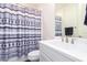 Clean bathroom with shower/tub combo and updated vanity at 12075 N San Clemente St, Surprise, AZ 85388