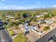 White house with pool and large backyard, aerial view at 9501 N 52Nd St, Paradise Valley, AZ 85253