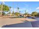 Relaxing pool area with a rock waterfall feature at 9501 N 52Nd St, Paradise Valley, AZ 85253