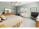 Spacious main bedroom with king-size bed and access to a private patio at 38065 N Cave Creek Rd # 4, Cave Creek, AZ 85331