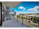 Balcony offering city views and mountain views in the distance at 4422 N 75Th St # 4011, Scottsdale, AZ 85251
