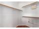 Spacious walk-in closet with ample shelving and hanging space at 2402 E 5Th St # 1481, Tempe, AZ 85288