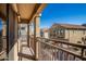Private balcony overlooking community and street at 2402 E 5Th St # 1481, Tempe, AZ 85288