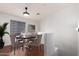 Bright dining area with a four-person table and chairs at 2402 E 5Th St # 1481, Tempe, AZ 85288