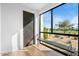 Bright entryway with a bench and view of the backyard at 6311 E Phoenician Blvd # 21, Scottsdale, AZ 85251