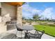 Outdoor patio with a built-in grill and seating at 6311 E Phoenician Blvd # 21, Scottsdale, AZ 85251
