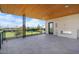 Expansive patio with fireplace and stunning golf course views at 6311 E Phoenician Blvd # 21, Scottsdale, AZ 85251