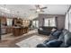 Open concept living and kitchen area with modern finishes at 649 N 67Th Dr # 25, Phoenix, AZ 85043