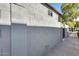 Side yard view with a gated entrance and walkway at 1045 N Granite Reef Rd, Scottsdale, AZ 85257