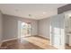 Bedroom with access to a private deck and ensuite bathroom at 944 S Grand --, Mesa, AZ 85210