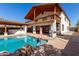 Home with a large pool and backyard patio at 944 S Grand --, Mesa, AZ 85210