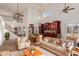 Large kitchen with cherry wood cabinets and an island at 944 S Grand --, Mesa, AZ 85210
