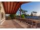 Relaxing balcony with scenic views of palm trees and neighborhood at 944 S Grand --, Mesa, AZ 85210