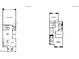 Two-story floor plan showcasing a two-car garage, great room, and three bedrooms at 2888 N Evergreen St, Buckeye, AZ 85396