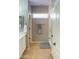 Bathroom with a shower, tile flooring, and a towel rack at 12956 W El Sueno Ct, Sun City West, AZ 85375