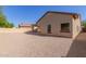 Backyard with gravel and a covered patio at 10722 W Jefferson St, Avondale, AZ 85323