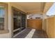 Private patio with sliding glass door access at 18337 W Stinson Dr, Surprise, AZ 85374
