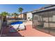 Spacious backyard with pool and patio at 18337 W Stinson Dr, Surprise, AZ 85374