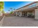 Large patio with seating area and view of backyard at 5389 S Scott Pl, Chandler, AZ 85249