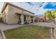 Spacious backyard with patio and grassy area at 5389 S Scott Pl, Chandler, AZ 85249