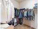 Large walk-in closet with ample shelving and hanging space at 7473 E Soaring Eagle Way, Scottsdale, AZ 85266