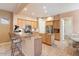 Spacious kitchen with light wood cabinets and granite countertops at 7473 E Soaring Eagle Way, Scottsdale, AZ 85266