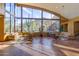 Spacious lobby with comfortable seating and large windows offering scenic views at 7473 E Soaring Eagle Way, Scottsdale, AZ 85266
