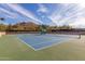 Enjoy a game on this well-maintained tennis court at 7473 E Soaring Eagle Way, Scottsdale, AZ 85266