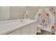 Clean bathroom with double sink, toilet and shower at 30346 W Columbus Ave, Buckeye, AZ 85396
