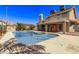 Large backyard pool with spa and patio at 2726 N Ricardo --, Mesa, AZ 85215