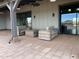 Seating area on covered patio at 22427 E Oriole Way, Queen Creek, AZ 85142