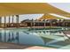 Community pool with shade structures at 22427 E Oriole Way, Queen Creek, AZ 85142