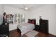 Bright bedroom with a double bed and ample storage at 22455 N 55Th St, Phoenix, AZ 85054