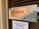 Image of Billiards room sign with teal and copper accents at 312 S Emerald Dr, Apache Junction, AZ 85119