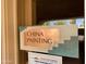 Image of China Painting room sign with teal and copper accents at 312 S Emerald Dr, Apache Junction, AZ 85119