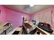 Bedroom with a bed and lots of boxes, ready for new owners at 1701 W Highland Ave, Phoenix, AZ 85015
