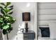 Stylish bedroom with a modern nightstand and lamp at 4220 N 32Nd St # 4, Phoenix, AZ 85018