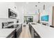 Modern kitchen with island and stainless steel appliances at 4220 N 32Nd St # 4, Phoenix, AZ 85018