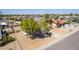 Aerial view of a suburban home with mature trees and a large backyard at 17226 N 29Th Dr, Phoenix, AZ 85053