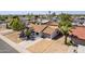 Aerial view of single-story home with driveway and landscaped yard at 17226 N 29Th Dr, Phoenix, AZ 85053