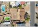House with pool and large backyard, seen from an aerial perspective at 17226 N 29Th Dr, Phoenix, AZ 85053