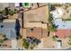 Overhead view of a house and a sizable backyard with a pool at 17226 N 29Th Dr, Phoenix, AZ 85053