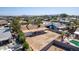 Aerial view showcasing the home's backyard, pool, and surrounding neighborhood at 17226 N 29Th Dr, Phoenix, AZ 85053