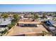 Aerial view shows a single-story house with a large backyard at 17226 N 29Th Dr, Phoenix, AZ 85053